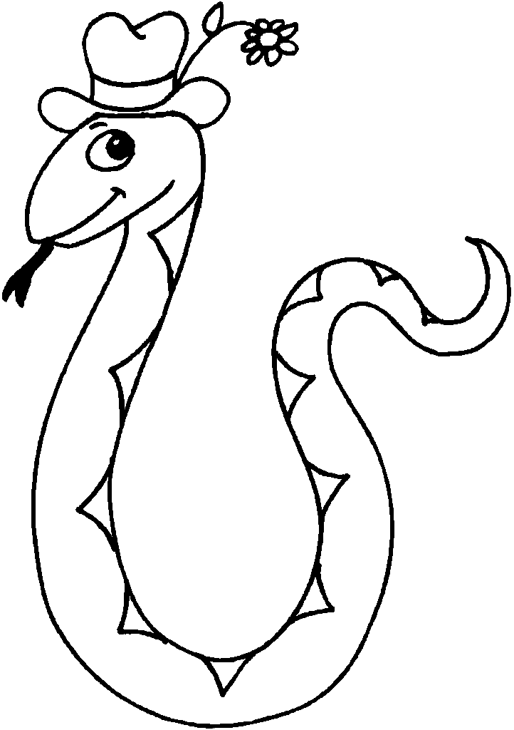 Desenho de Cobra venenosa para Colorir - Colorir.com