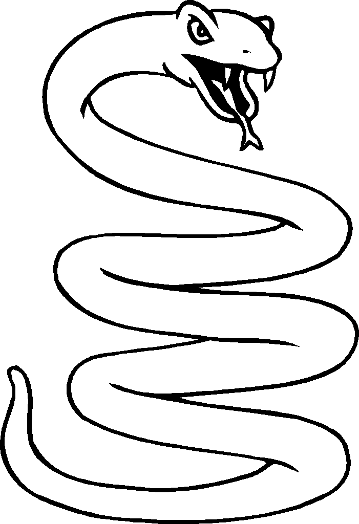 Desenhos para Colorir Cobras