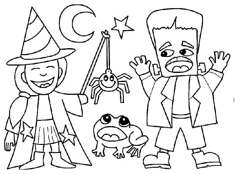 ▷ Desenhos de Halloween para colorir